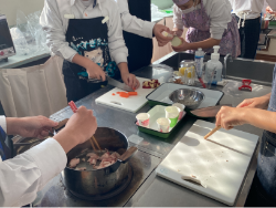 朝ごはん学習の様子