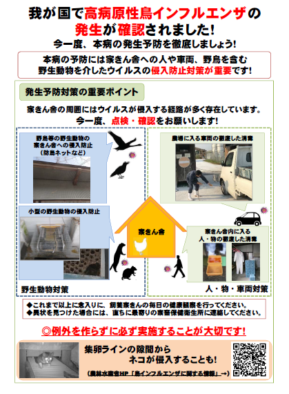 リーフレット(鳥インフルエンザ)