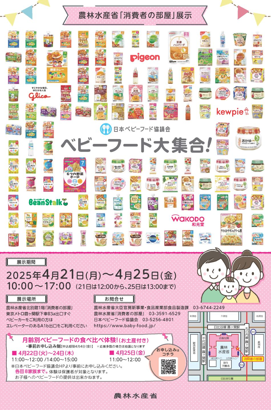 展示内容のチラシ