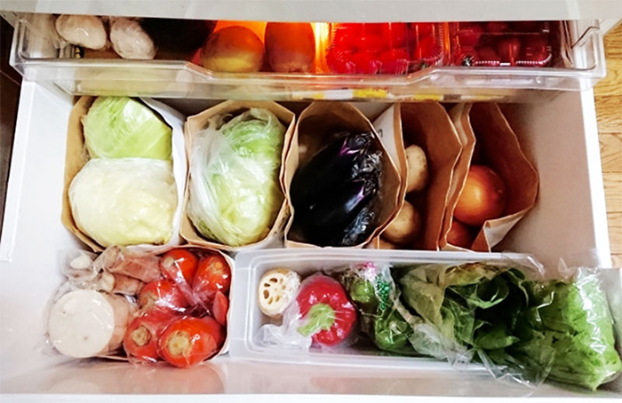 れいぞうこにしょくひんをつめこみすぎないようにしましょう