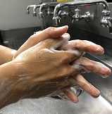 手洗いの様子画像