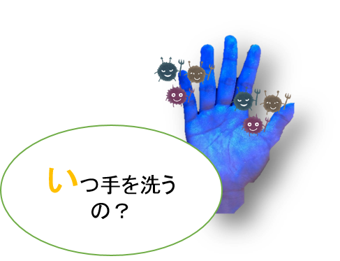 いつ手を洗うの？