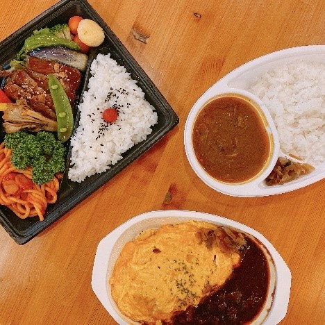 お弁当三種類のイメージ画像