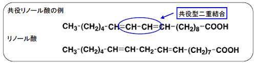 共役リノール酸の例