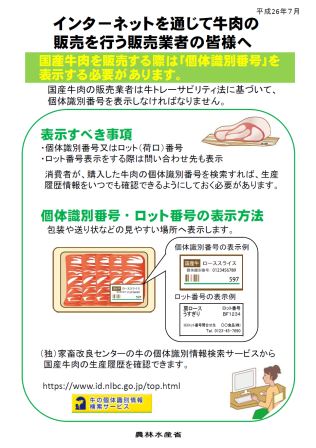 インターネット販売リーフレット