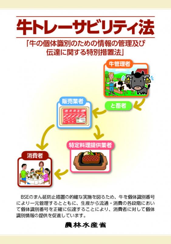 牛トレサビリティ制度パンフレット