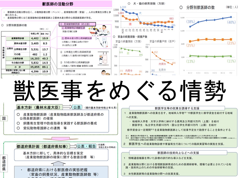 獣医事をめぐる情勢