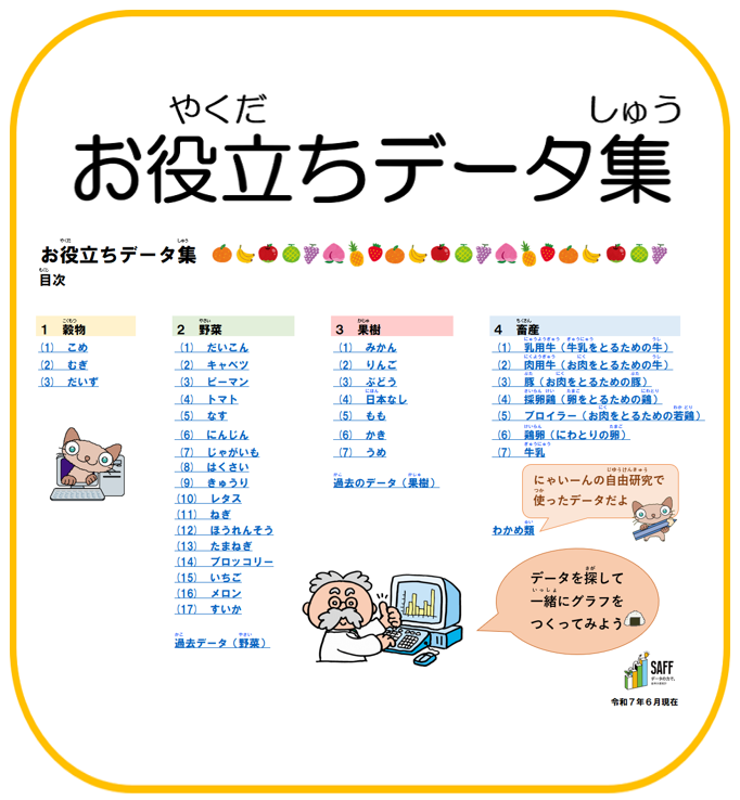 お役立ちデータ集