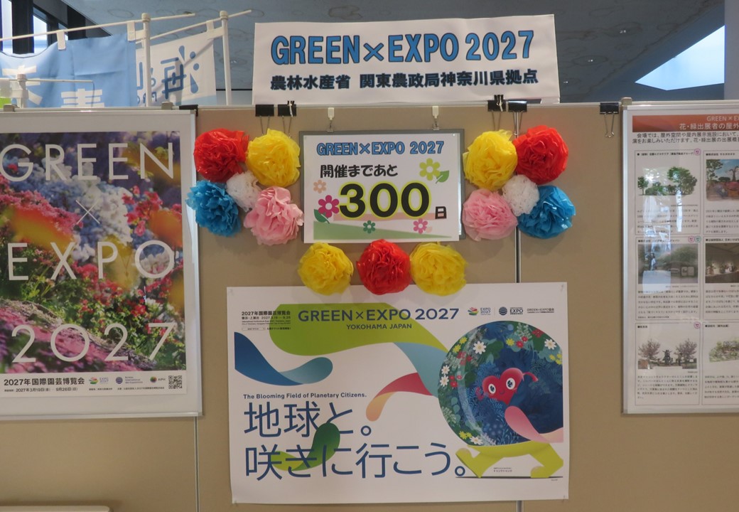 グリーンエクスポ展示の様子