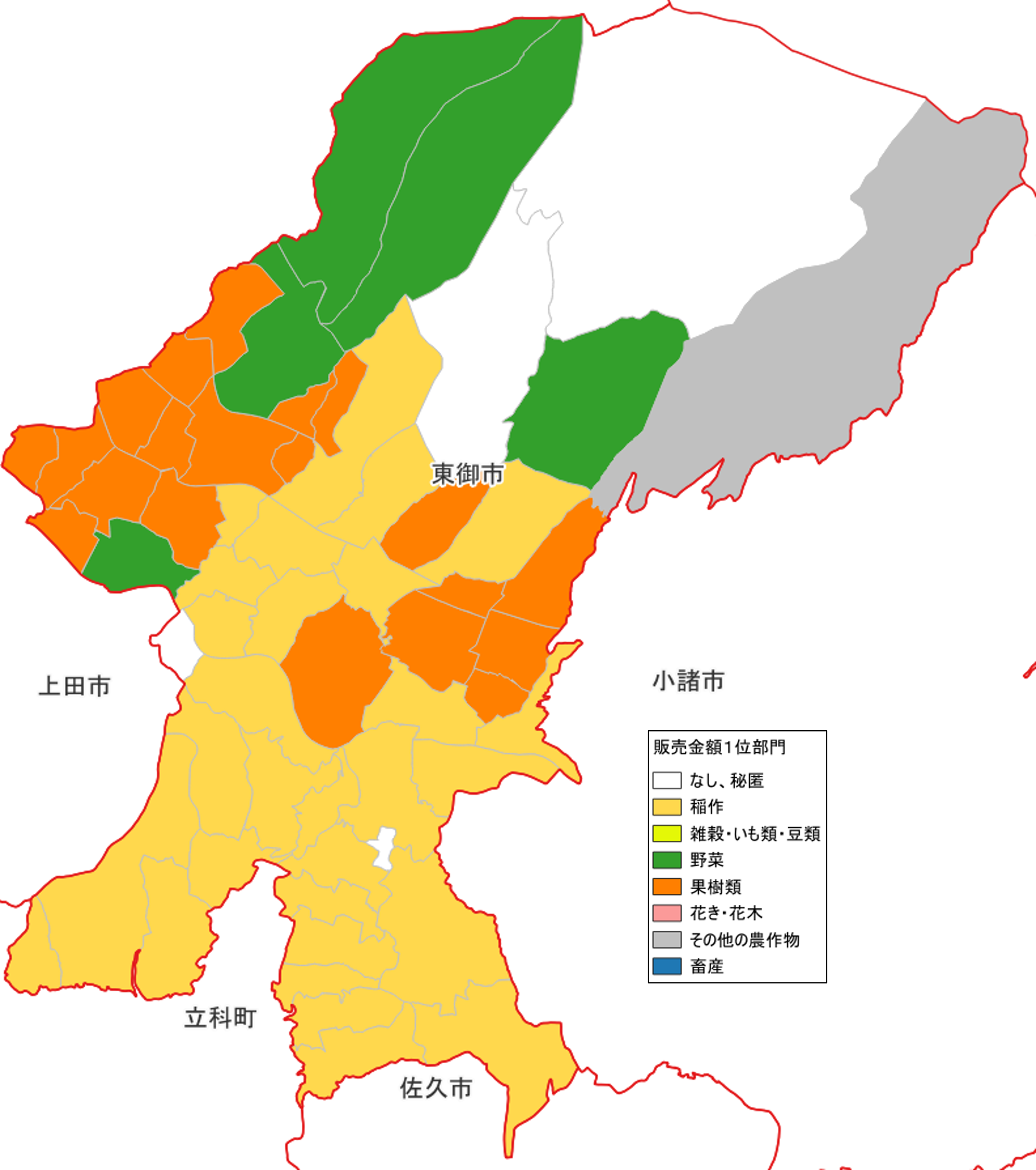 農産物販売金額1位部門経営体_東御市