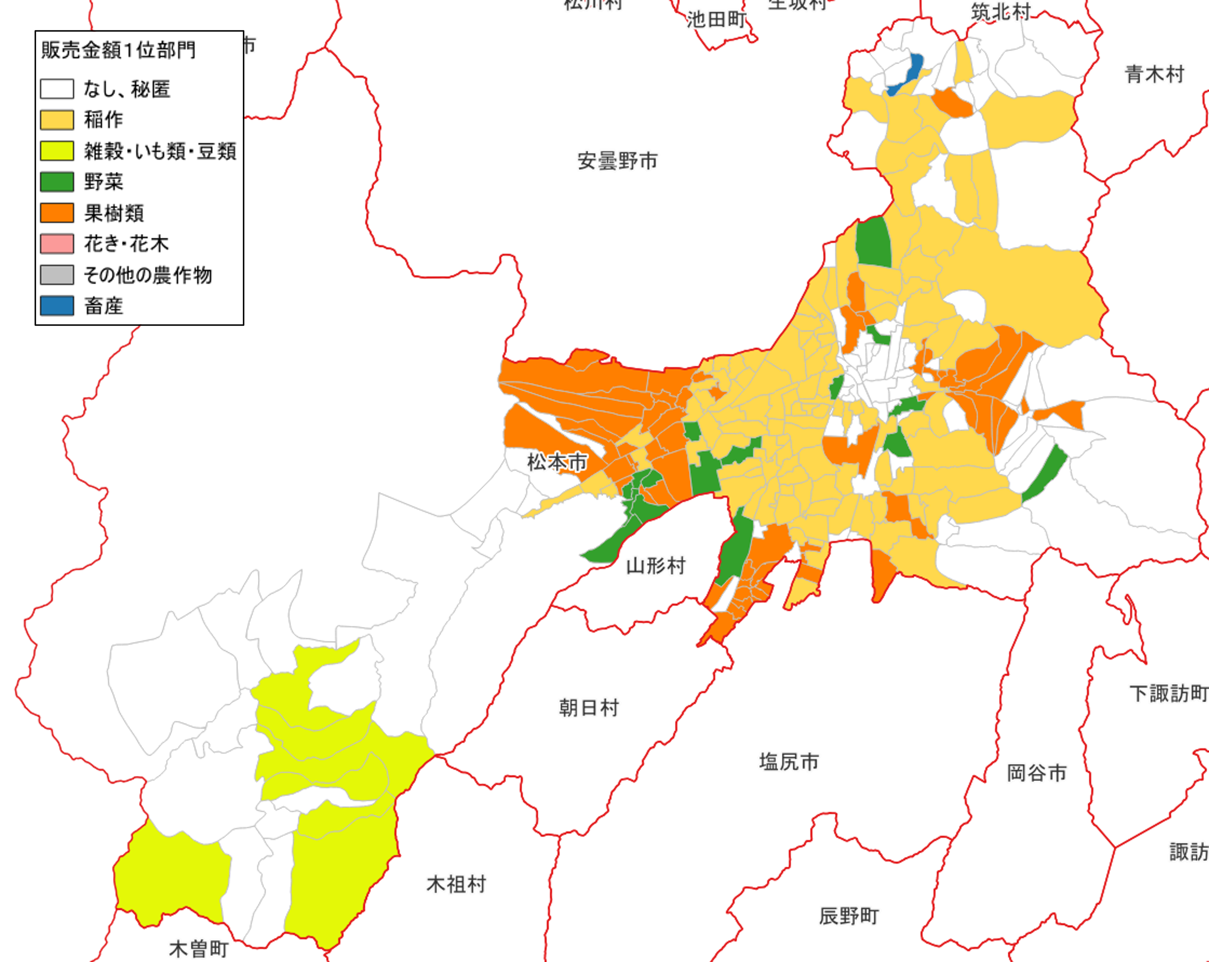 農産物販売金額1位部門経営体_松本市