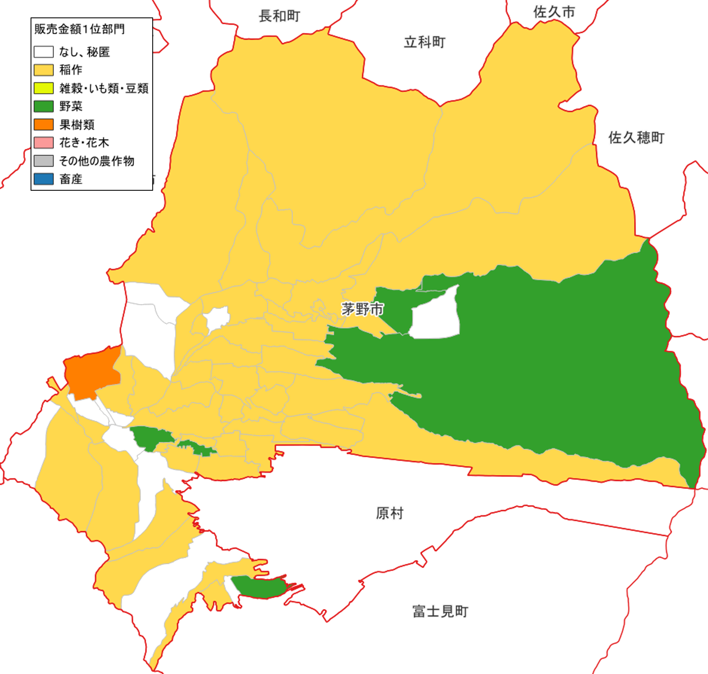 農産物販売金額1位部門経営体_茅野市