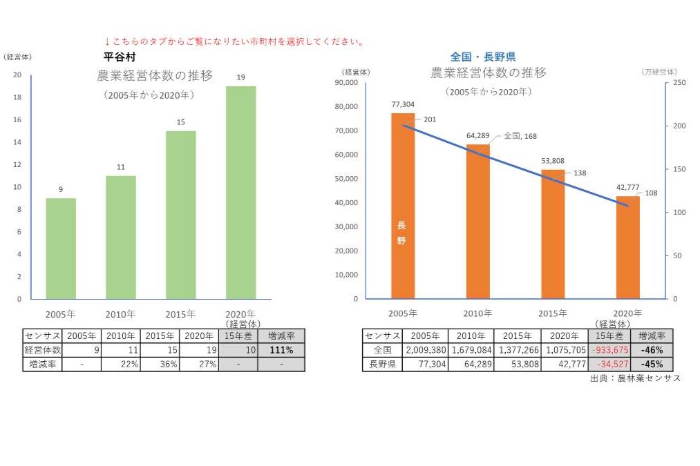 農業経営体の推移_平谷村