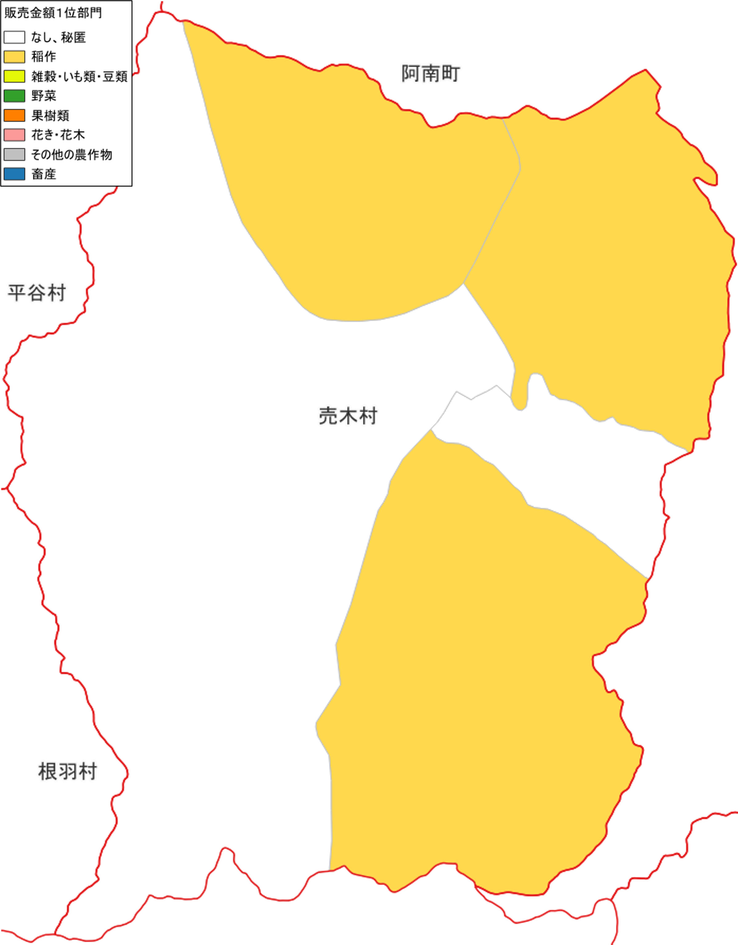 農産物販売金額1位部門経営体_売木村