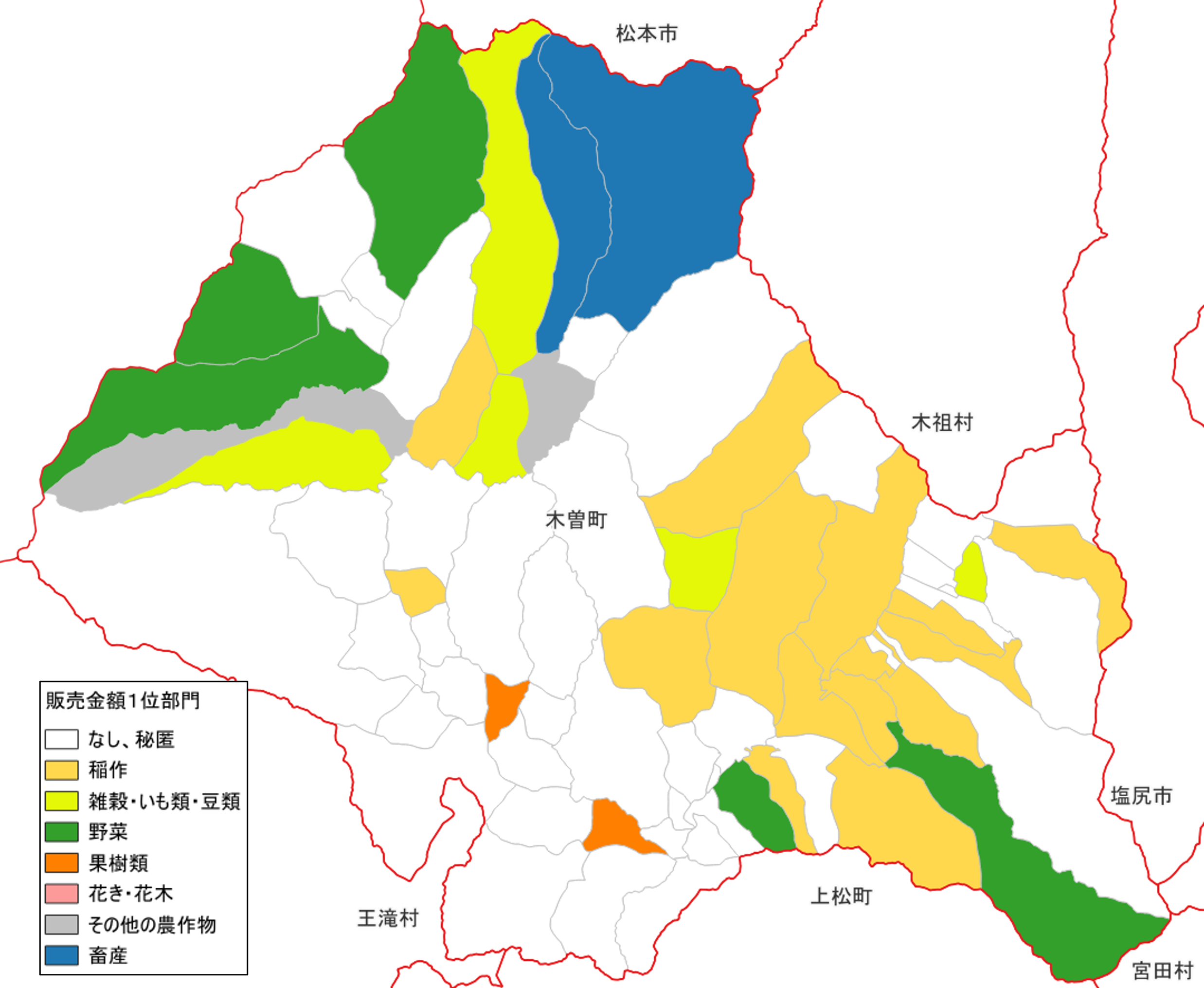 農産物販売金額1位部門経営体_木曽町