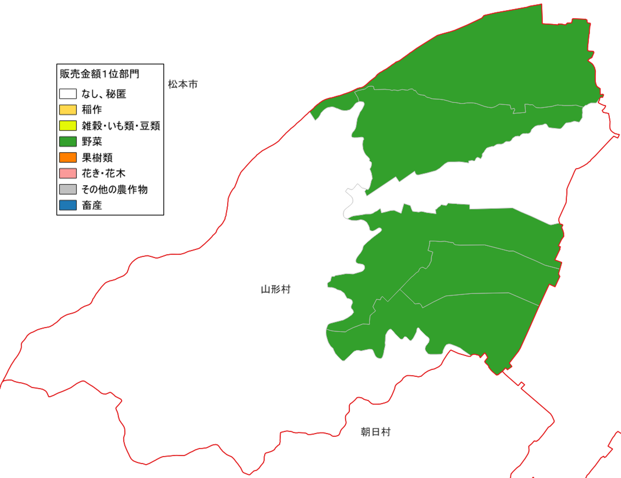 農産物販売金額1位部門経営体_山形村