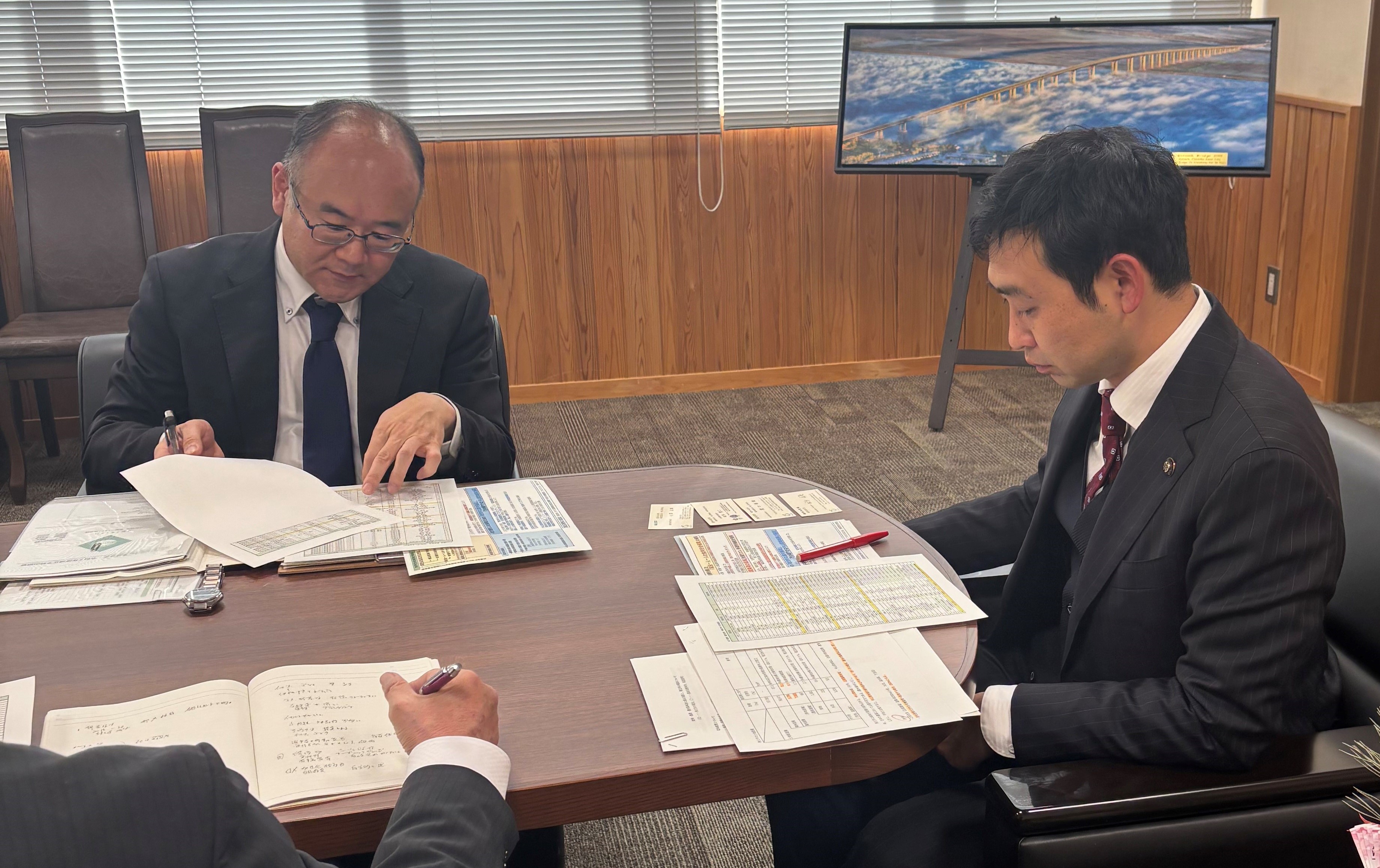 秩父市長との意見交換風景