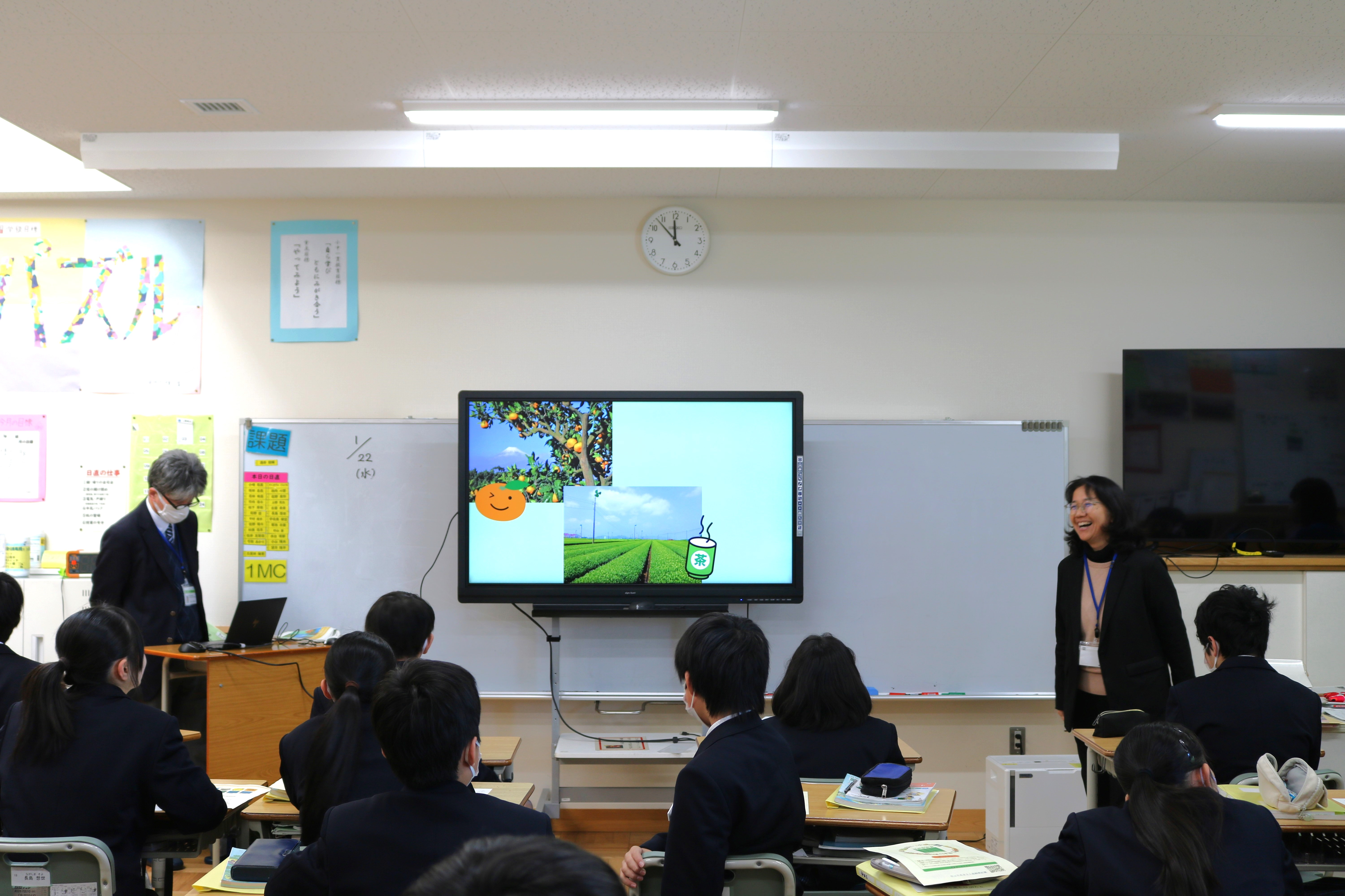 出前授業③（富士川第二小中一貫校）