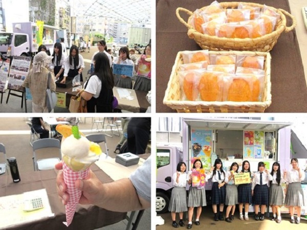 マドレーヌの販売・ＰＲ活動