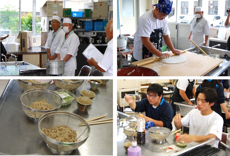 馬頭高校そば打ち