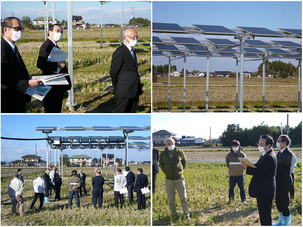 局長・次長現地視察