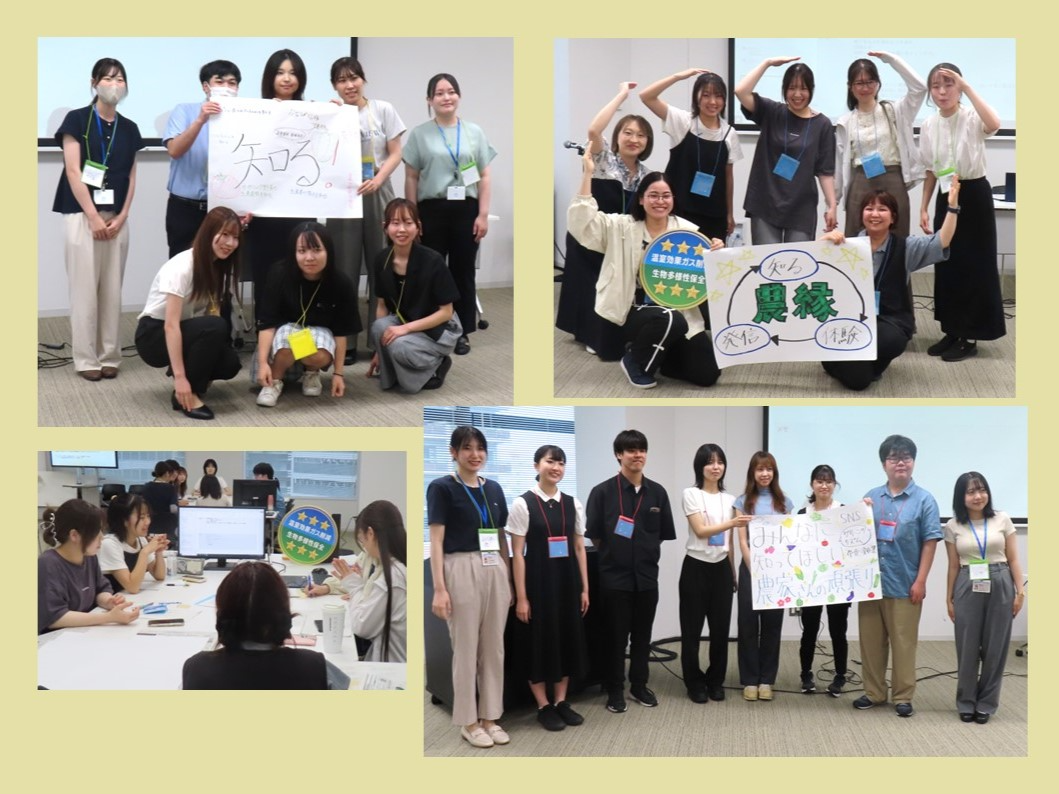 「未来へつなぐ食のバトン」勉強会の発表風景