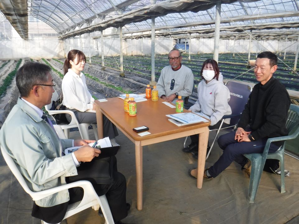 株式会社InoFaとの意見交換の様子