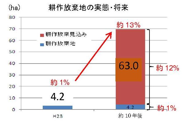 耕作放棄地の実態・将来