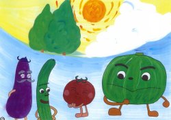 野菜村の村長さん