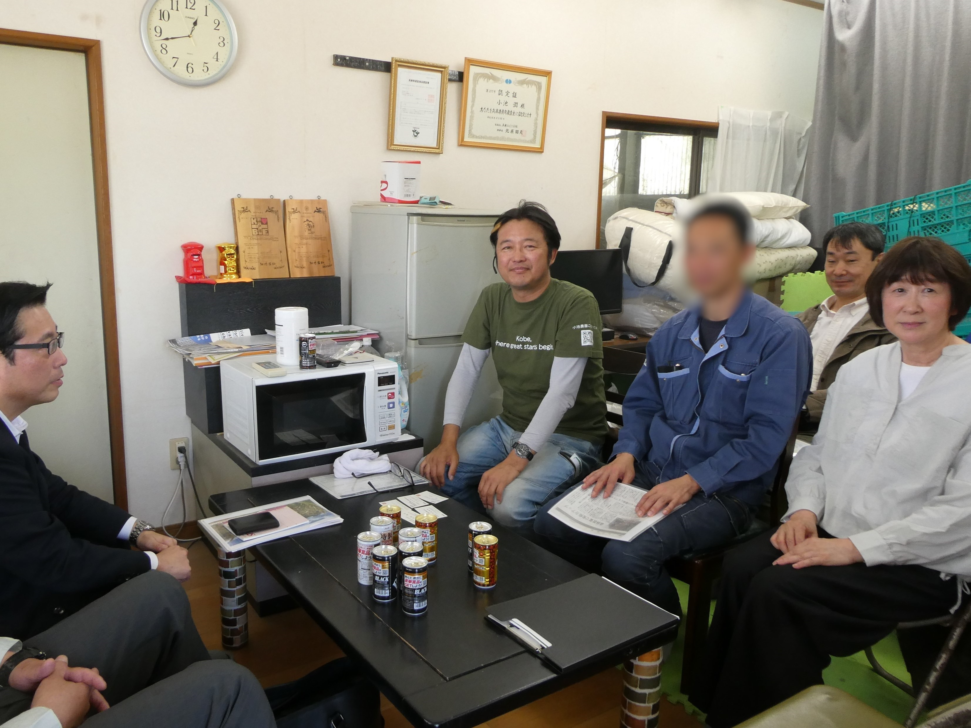 小池農園での意見交換