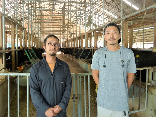 ひょうたん農場の須原隆一さん、秀次さん