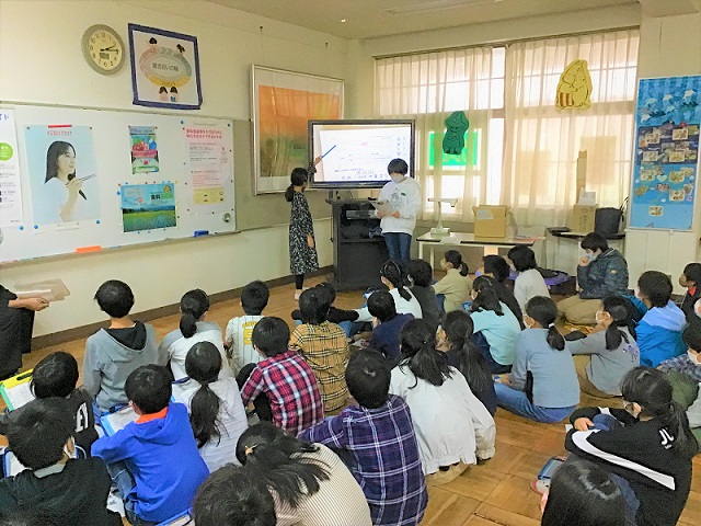 朝日ヶ丘小の皆さん