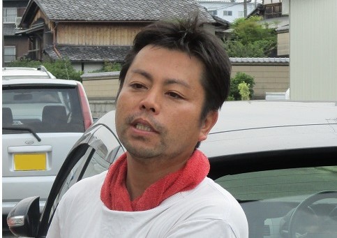 万願寺とうがらしの生産をされている山本喜忠さん