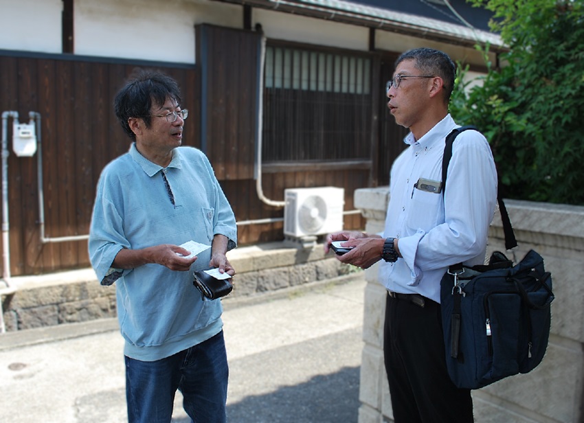 常道さんと有江地方参事官
