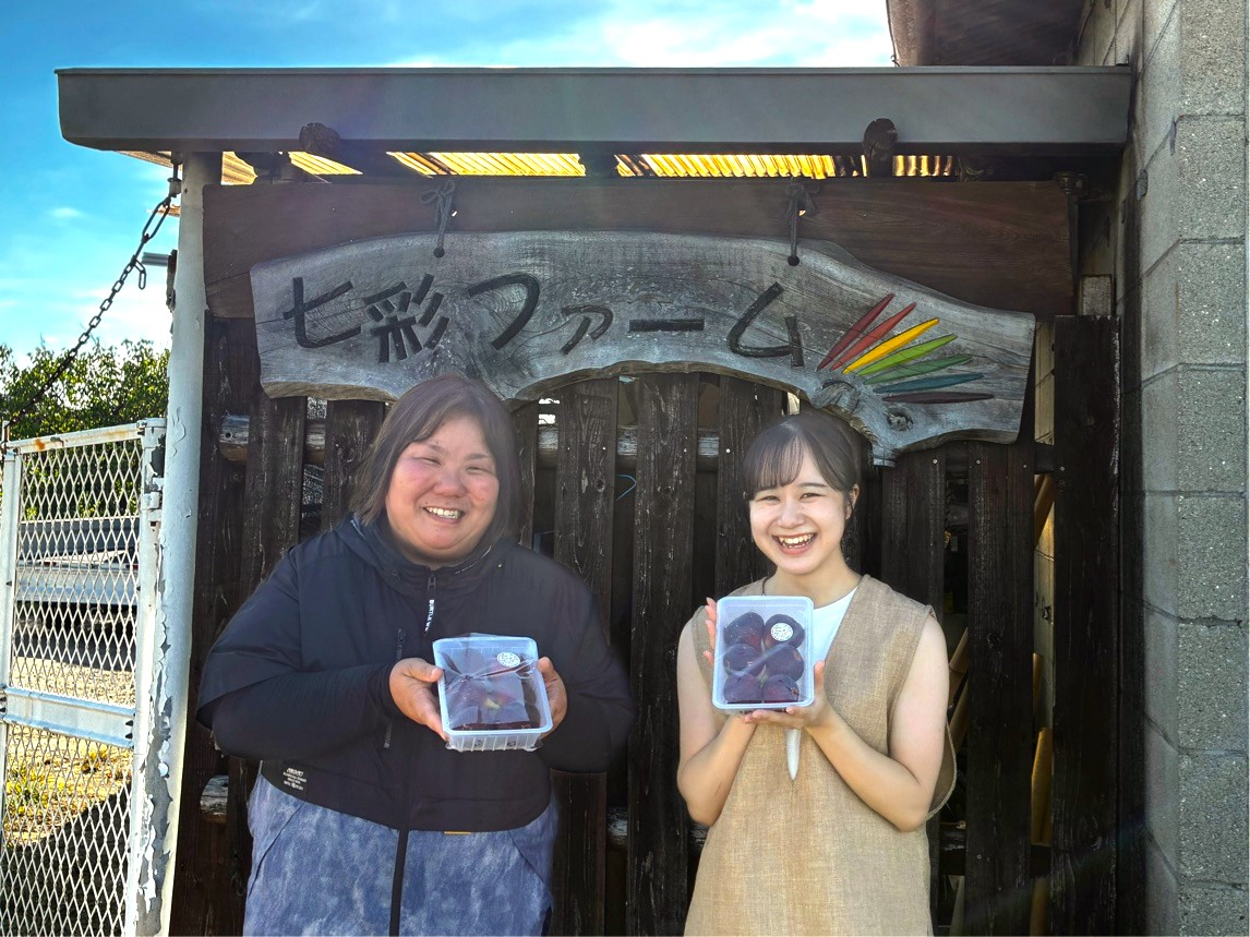 七彩ファーム川崎さんと大学生