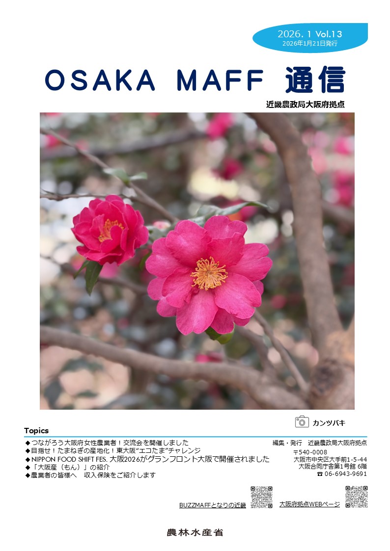 広報誌（OSAKAMAFF通信1月号）