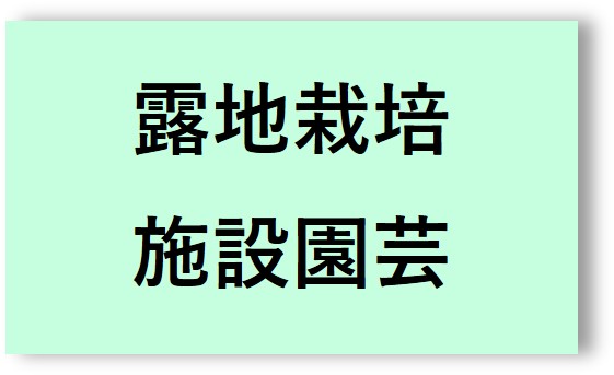 露地・施設園芸