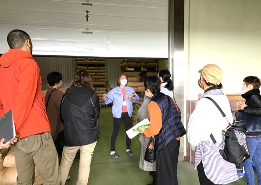 森川さんの案内で現地見学