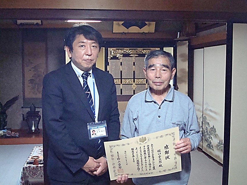 樋口氏と宮本地方参事官