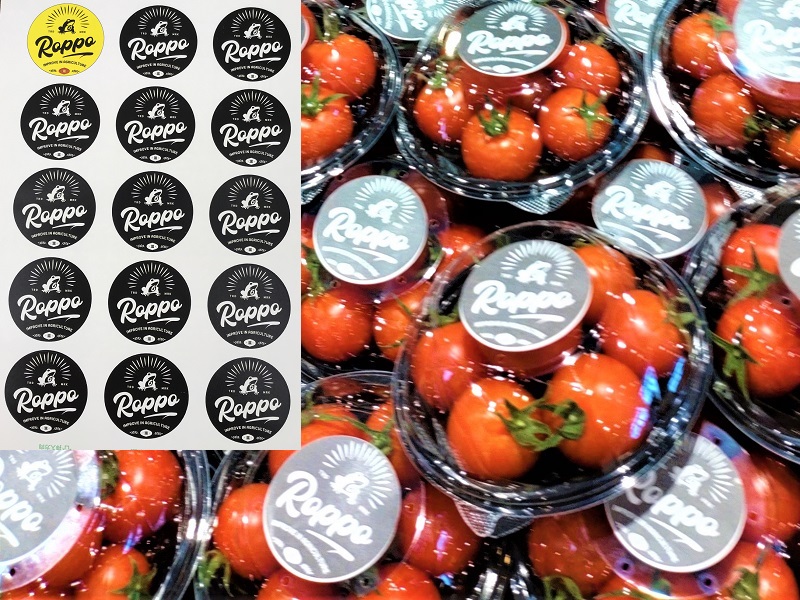 陳列されたトマトパック