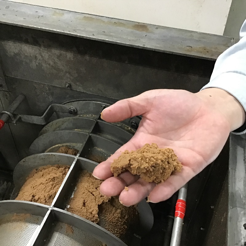 凝縮が終わったら、乾燥へ