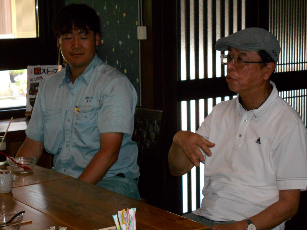 藤村さん（左側）と長さん