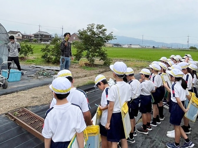 小学生校外授業の受け入れ