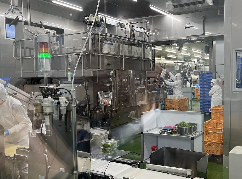 加工場内の様子