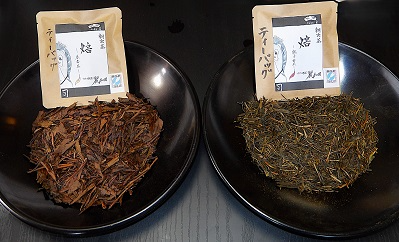 茶葉比べ　春番茶と親子番茶