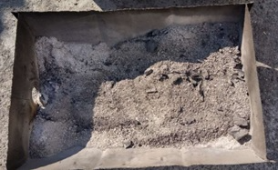 焼却処理された「パール灰」