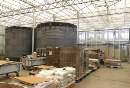 貯水設備や生産資材