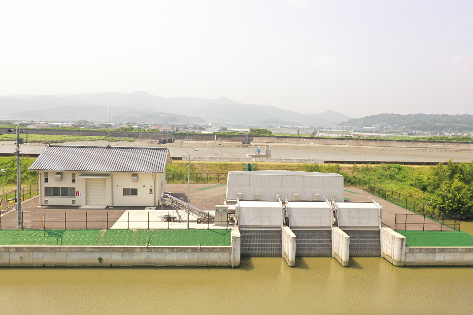 排水機場（after）