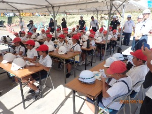 喜界小現場説明状況