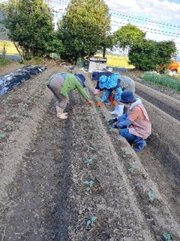 世代を超え、みんなで農作業２